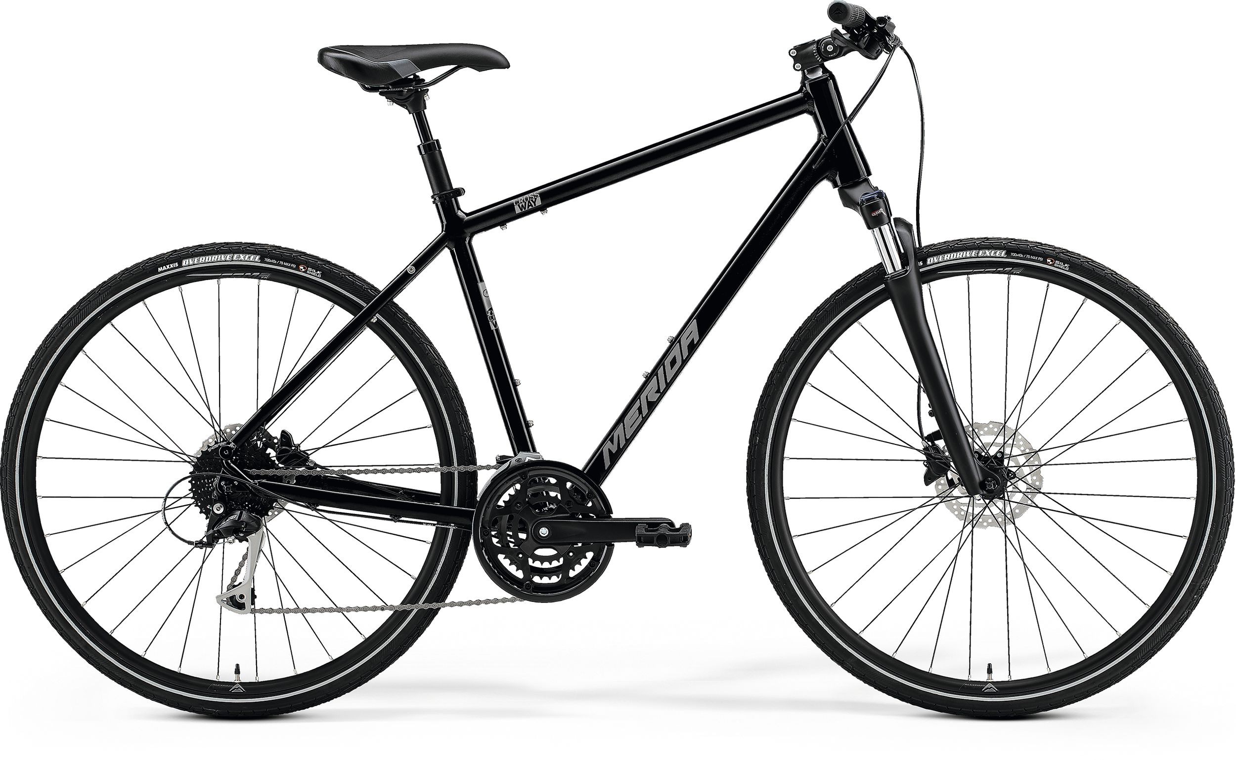 Rower Merida CROSSWAY 100 M 51GLOSSY BLACK MATT SILVER 