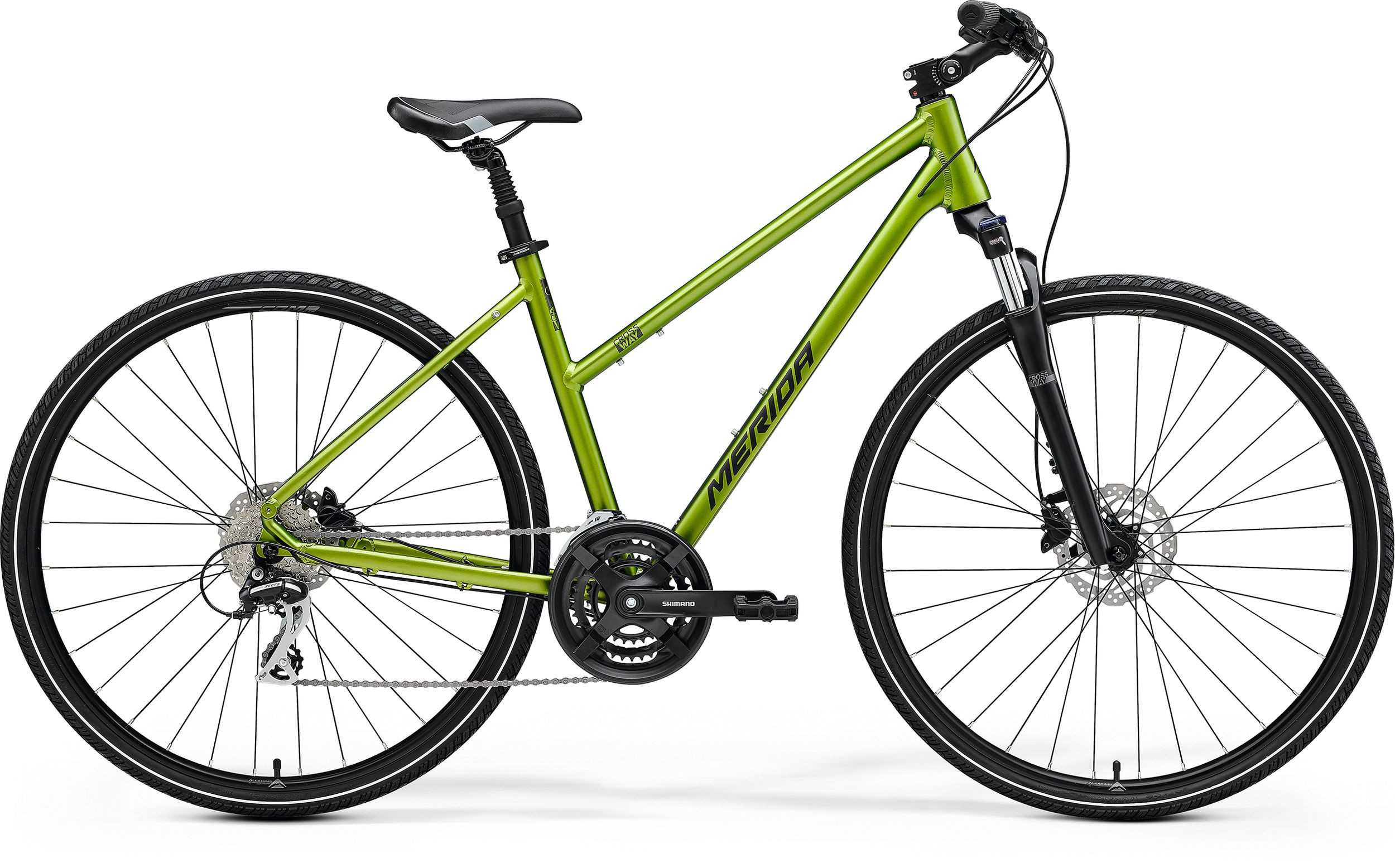 Rower MERIDA CROSSWAY 20-D LADY 55L SILK FALL GREEN/BLACK.