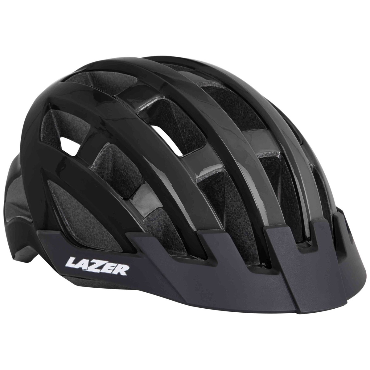 Kask Lazer Compact Black Uniwersalny