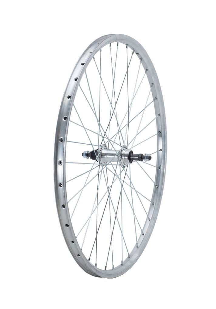 Koło 28 tył wzmacniane,wolnobieg shimano7rz srebrne