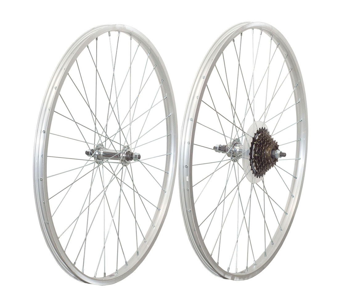 Komplet kół 26" + Wolnobieg SHIMANO 7 rzędowy