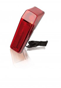 Lampka tylna pod dynamo wąska