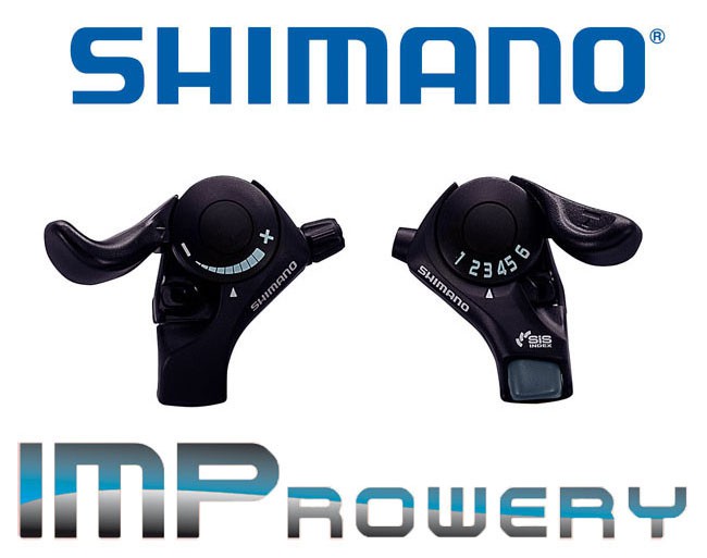 Komplet manetek SHIMANO TX30 przód + tył
