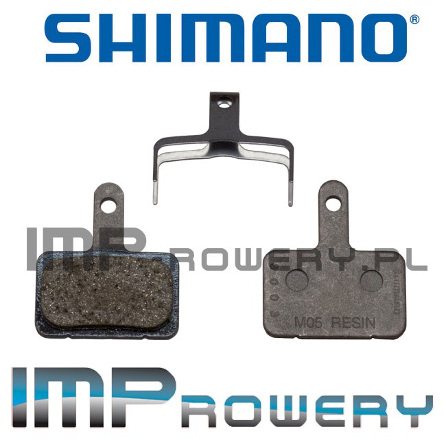 Klocki hamulca SHIMANO M05 do SHIMANO BR-M515 żywiczne