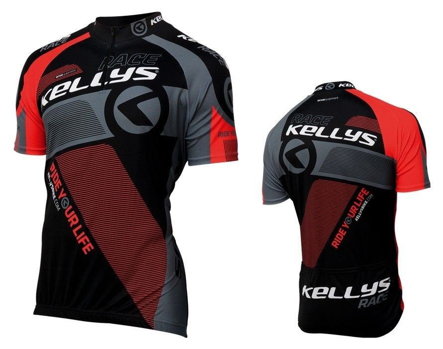 Koszulka KELLYS PRO RACE red krótki rękaw M