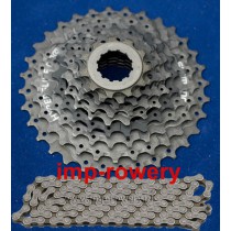 Zestaw SHIMANO ALIVIO kaseta HG30-9 + łańcuch SHIMANO HG53