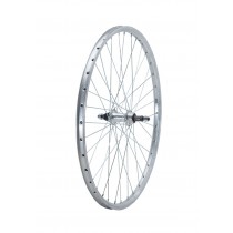Koło 28 tył wzmacniane,wolnobieg shimano7rz srebrne