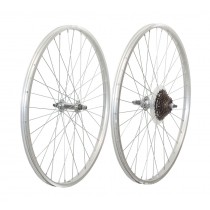 Komplet kół 26" + Wolnobieg SHIMANO 7 rzędowy