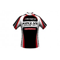 Koszulka kolarska KELLYS PRO TEAM red krótki rękaw