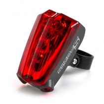 Lampka Rowerowa LED + LASER