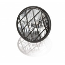 Lampka przednia pod dynamo z kratką