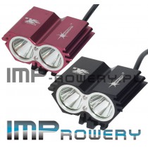Lampa rowerowa SOLARSTORM x2  LED CREE XM-L U2 + akumulator Li-Ion (8.4V-640mAh)