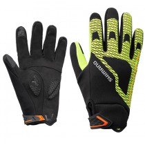 RĘKAWICZKI ZIMOWE SHIMANO WINDBREAK THERMAL REFLECTIVE - czarno żółte