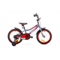 Rower Romet Tom 12 grafitowo-czerwony