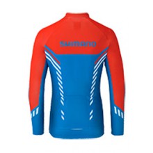 Bluza rowerowa SHIMANO THERMAL PRINT niebieska