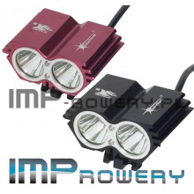 Lampa rowerowa SOLARSTORM x2  LED CREE XM-L U2 + akumulator Li-Ion (8.4V-640mAh)